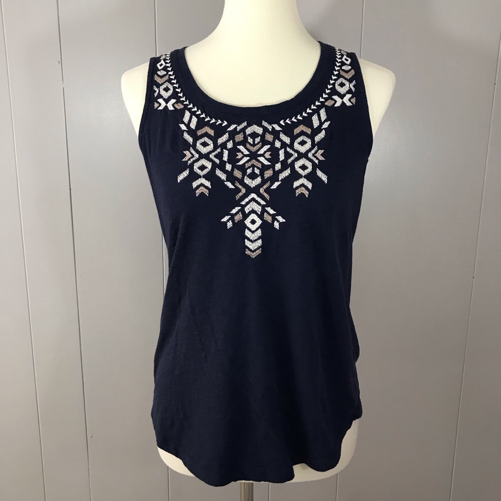 Sonoma embroidered tank top